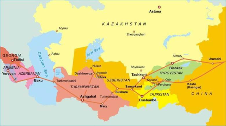 The Silk Road in Central Asia and Azerbaijan The Silk Road in Central Asia and Azerbaijan